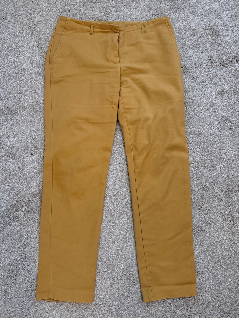 Van Heusen Women's Mustard/Tan Straight Leg Trousers
